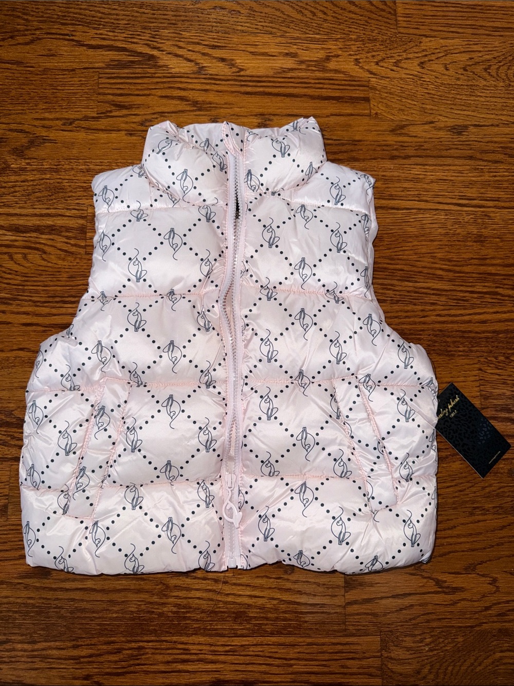 Baby Phat Pink Quilted Kids Puffer Vest